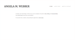 Desktop Screenshot of angelamwebber.com
